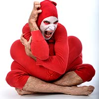 Bouffon-clown, Red Bastard, is an unstoppable juggernaut